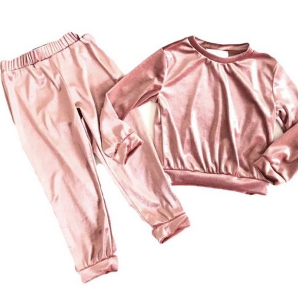 Other - Little Girls ~ Velvet Tracksuit size 5